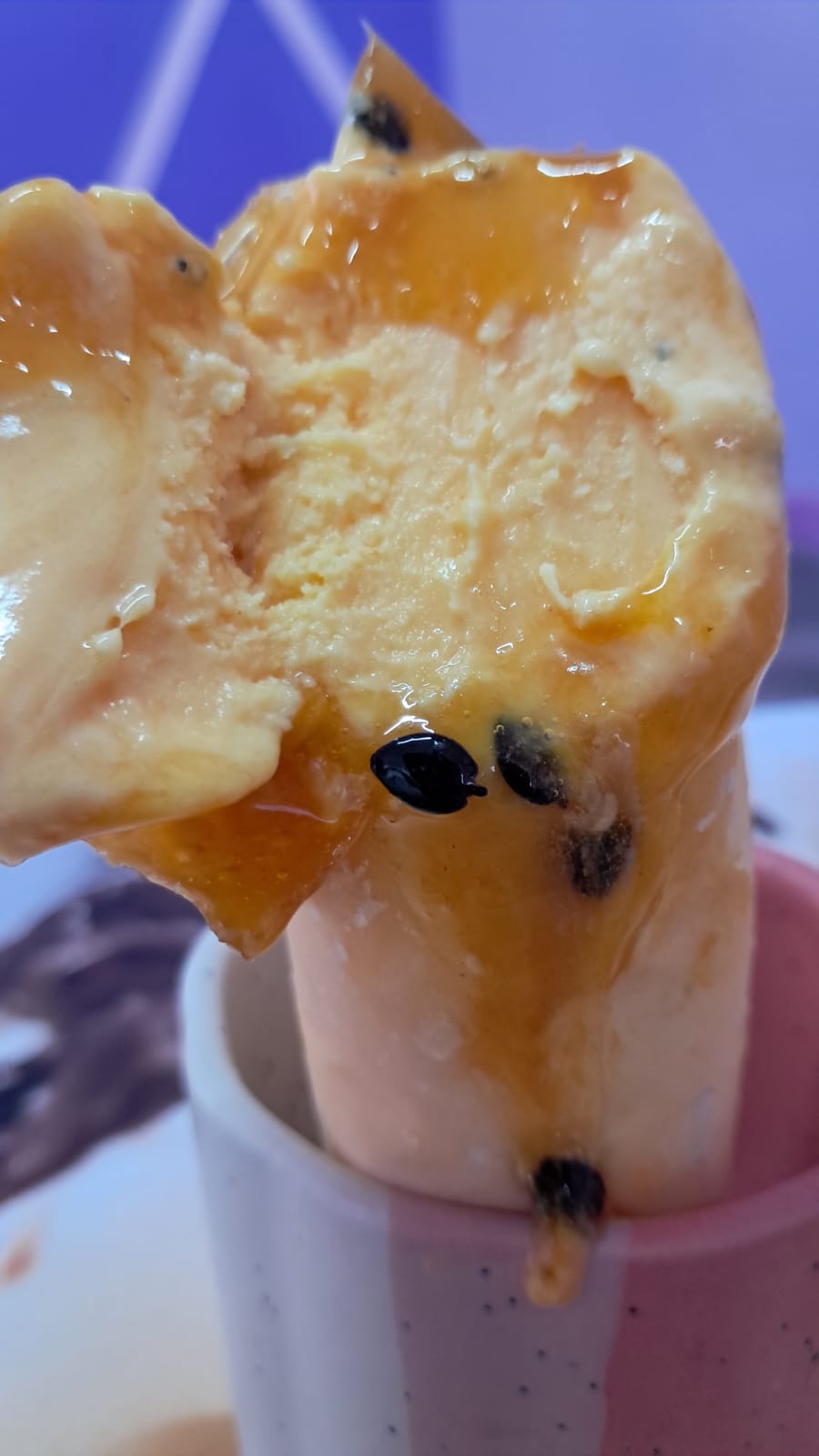 Geladinho gourmet sabor Maracujá